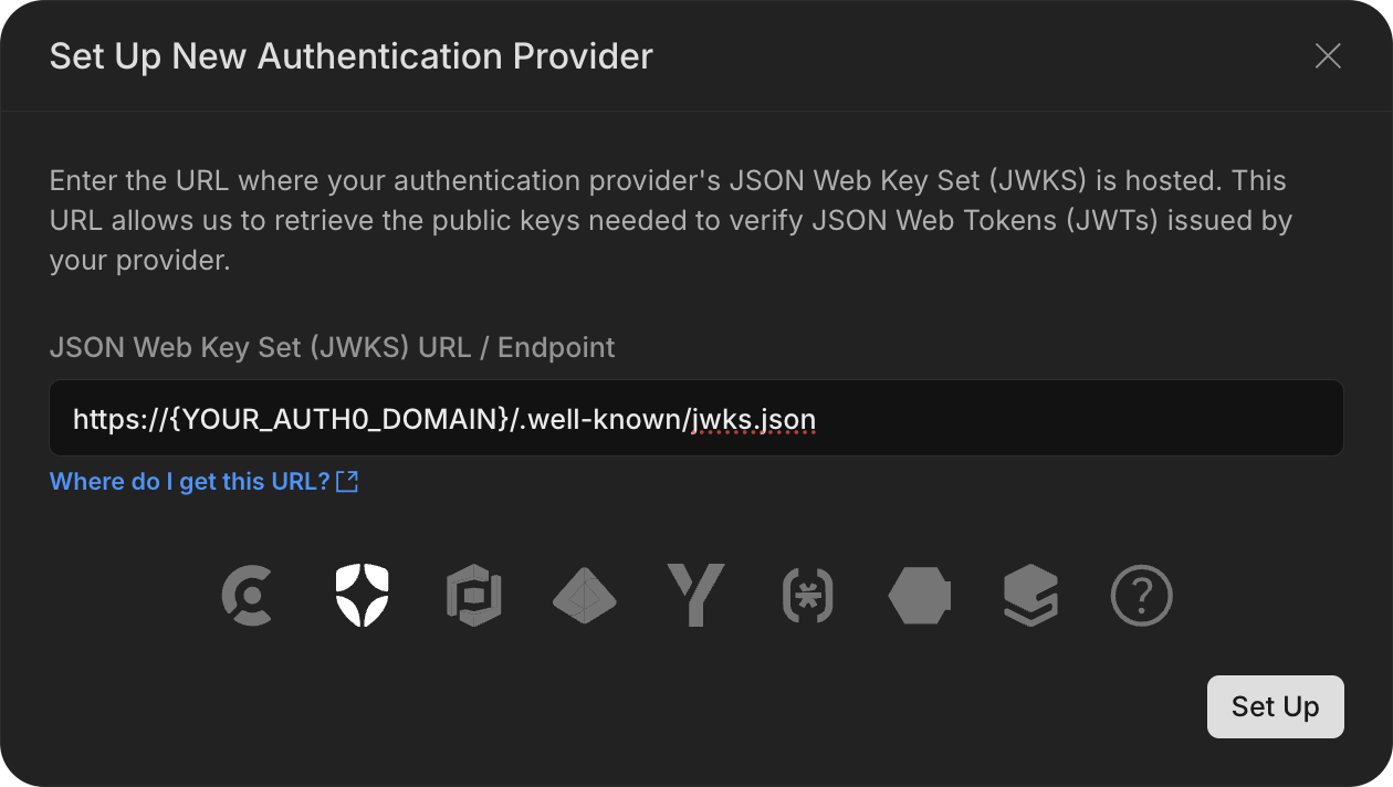 Add Authentication Provider